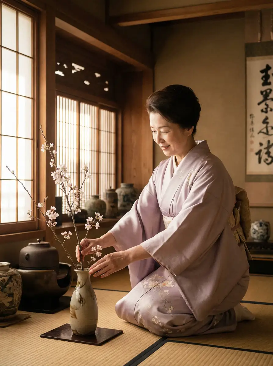 一位优雅的 日本伦理-正版高清资源|每日更新|免费视频推荐 在和室中插花